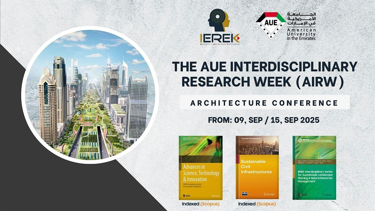 Sustainable Architecture and Innovative Design Conference, 9 September | Event in Dubai | AllEvents