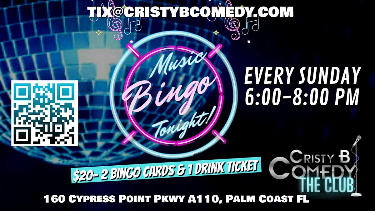 Musical Bingo Night! &ldquo;FOOD FIGHT&rdquo;-Food Song titles, Cristy B 