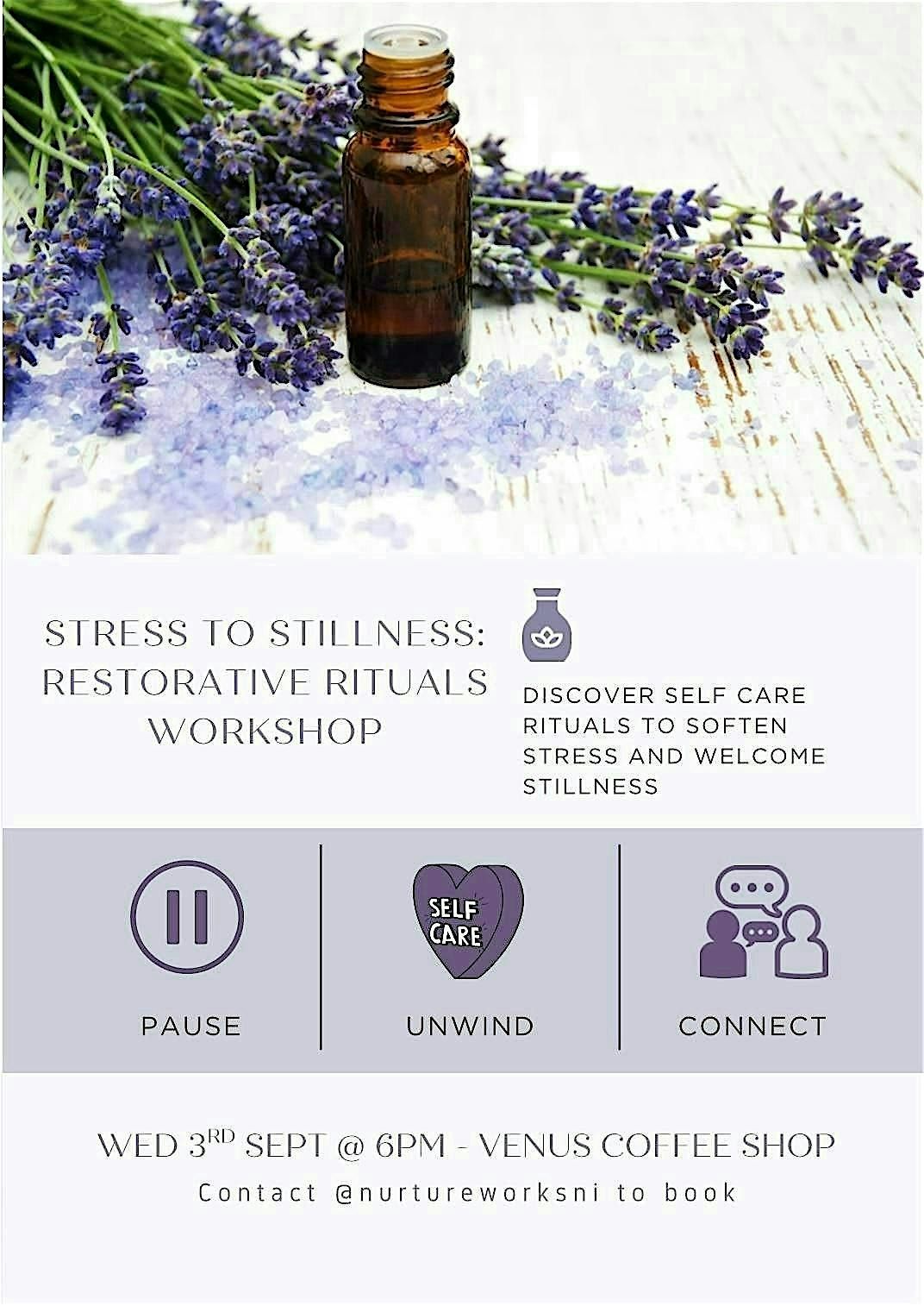 Stress to Stillness: Restorative Rituals Workshop, 3 September | Event in Belfast | AllEvents