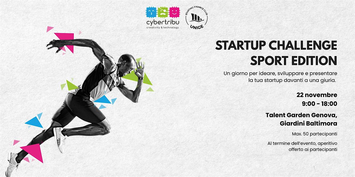 STARTUP CHALLENGE SPORT EDITION | Event in Genova | AllEvents