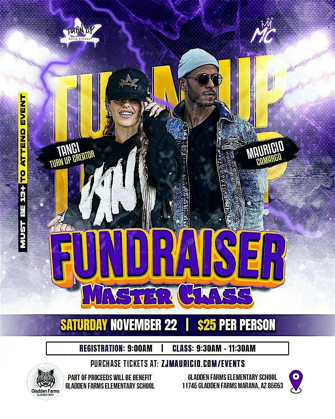 Turn Up Zumba Master Class Fundraiser in Marana, 22 November | Event in Marana | AllEvents