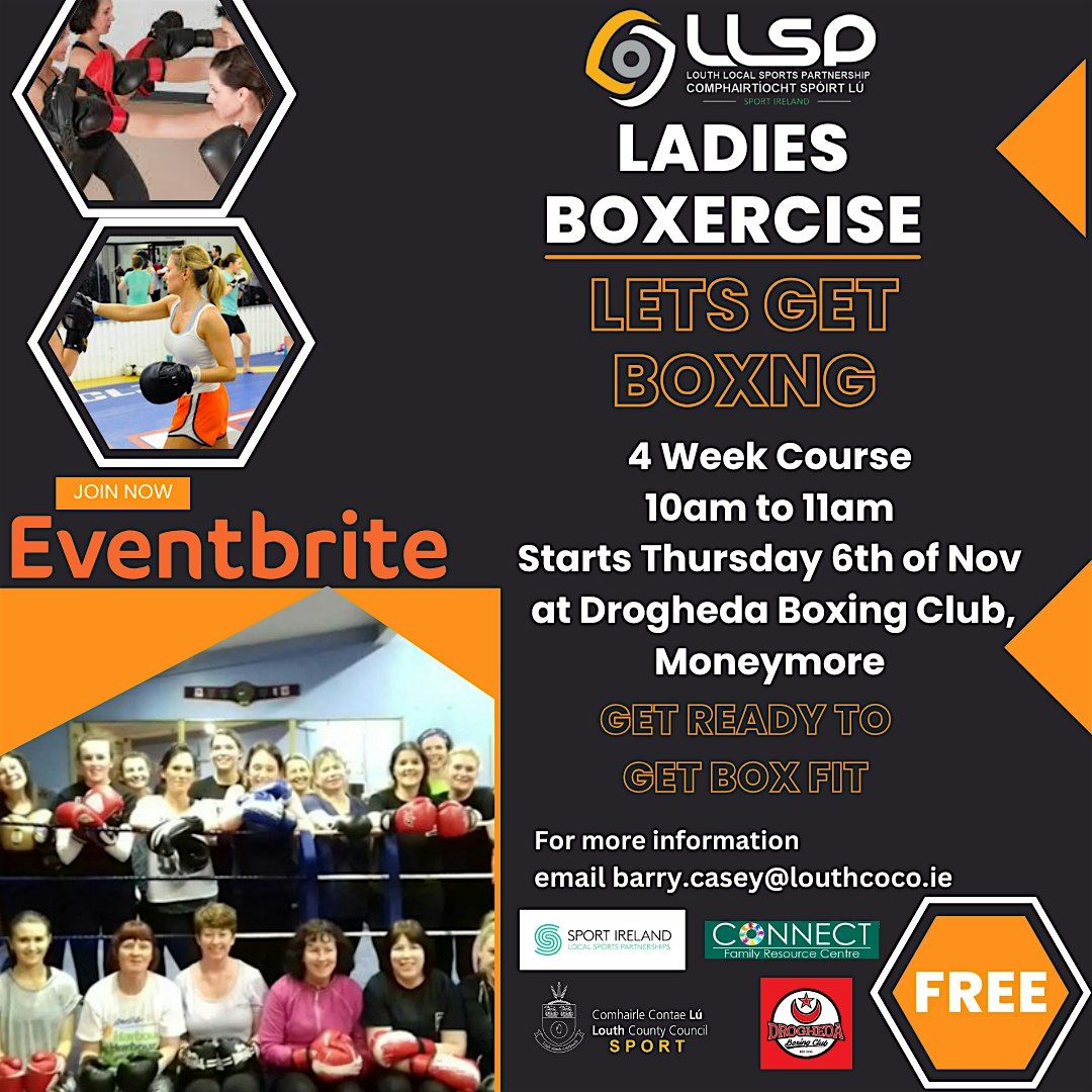 Ladies Boxercise  -  Thursday 6th of Nov at 10am 4 wks, 6 November | Event in Drogheda | AllEvents