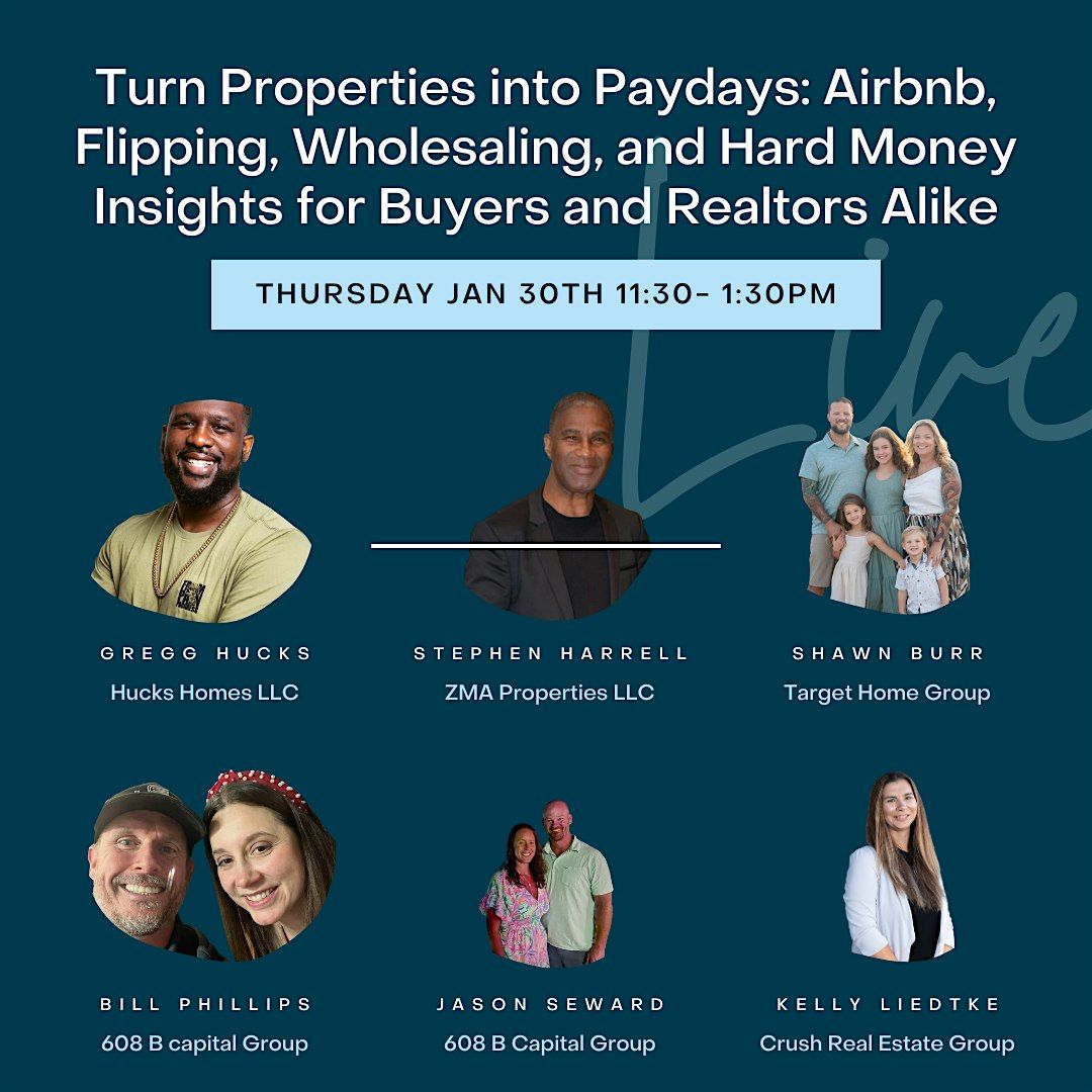 Turn Properties into Paydays: Airbnb, Flipping, Wholesaling, and 