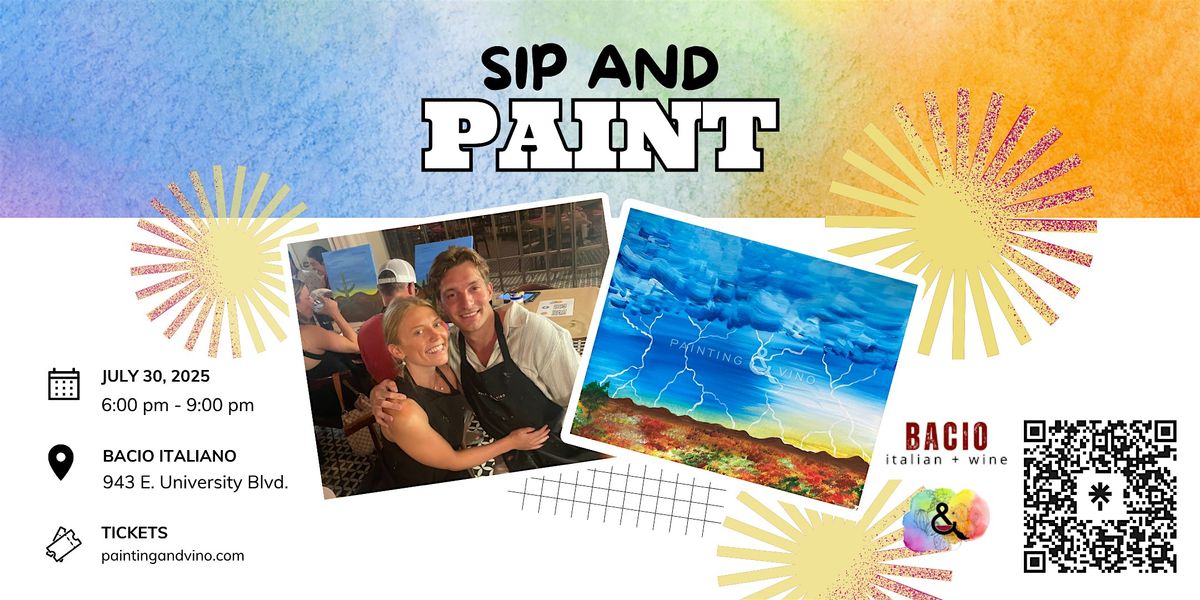 Monsoon Magic Paint and Sip at Bacio Italiano, 30 July | Event in Tucson | AllEvents