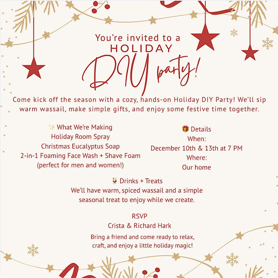 December 13th Holiday DIY, 13 December | Event in Spanish Fork | AllEvents