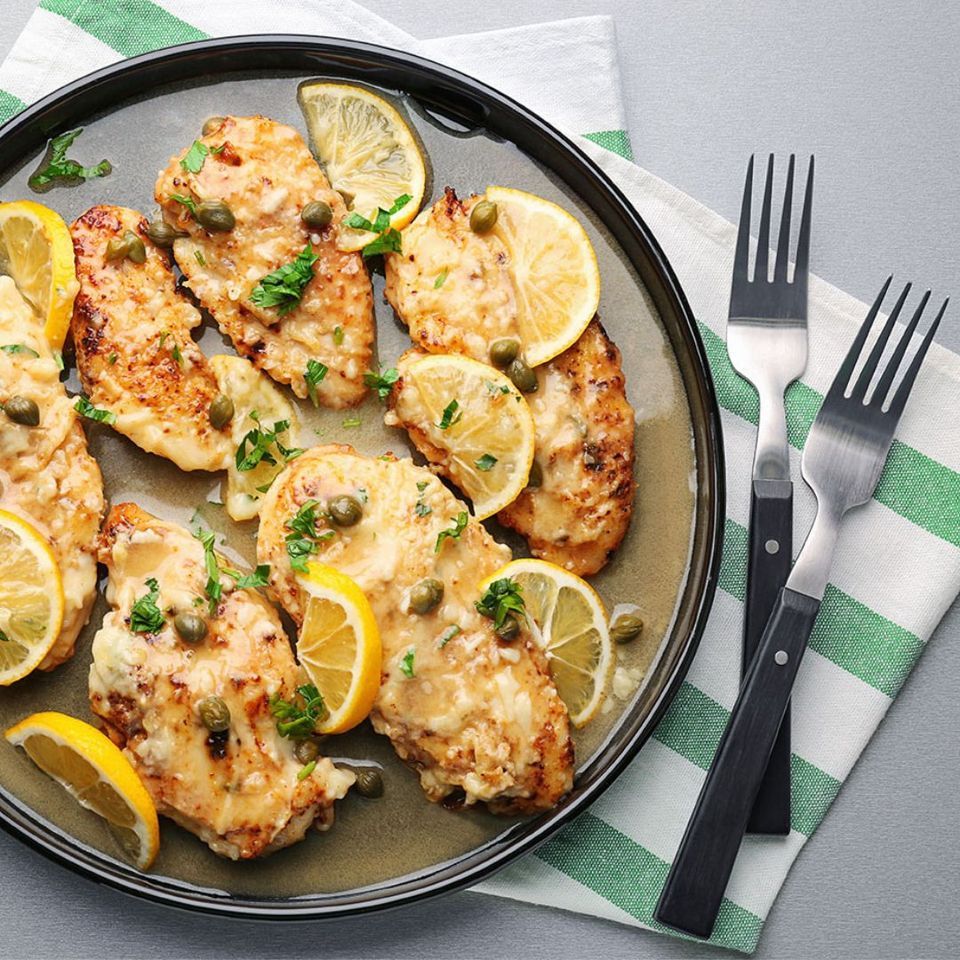 Chicken Piccata with Fresh Pasta and Wine Sampling, Glorioso's Appetito