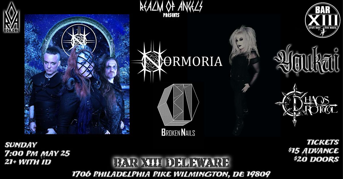 Normoria, Broken Nails, Chaos Protocol and Youkai, 25 May | Event in Wilmington | AllEvents