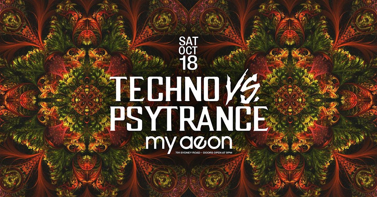 Techno vs Psytrance : October Edition, 18 October | Event in Brunswick | AllEvents