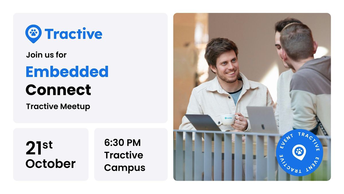 Embedded Connect by Tractive, 21 October | Event in Pasching | AllEvents
