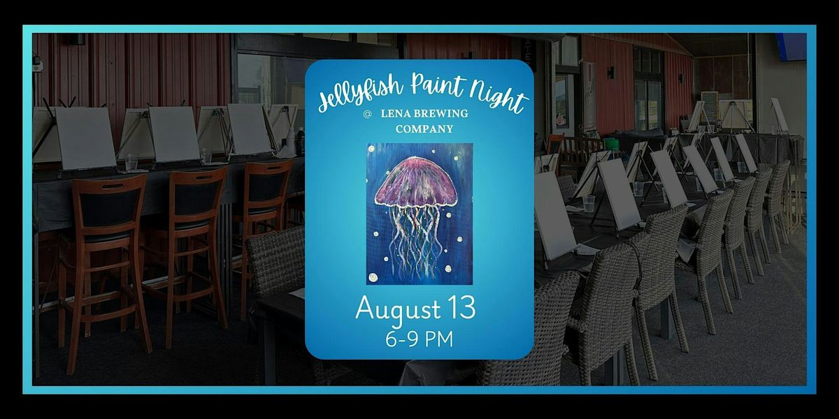 Jellyfish Paint Night, 13 August | Event in Lena | AllEvents