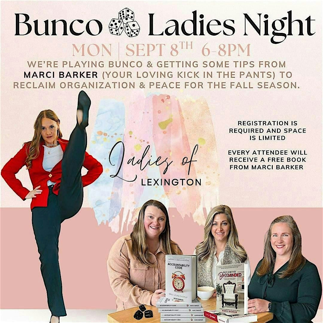 Ladies of Lexington BUNCO NIGHT, 8 September | Event in Lexington | AllEvents