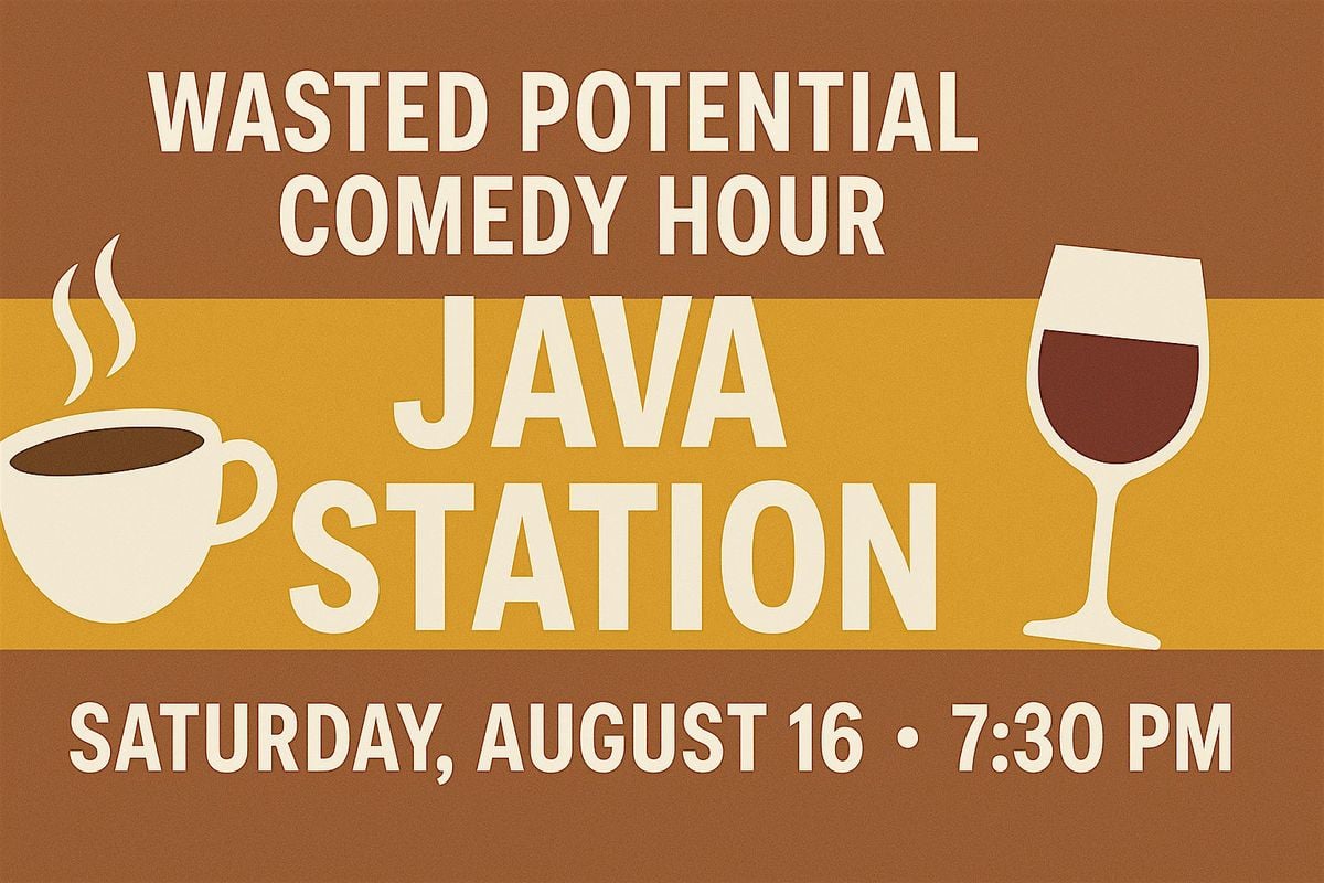 Wasted Potential Comedy at Java Station, 16 August | Event in Santa Barbara | AllEvents