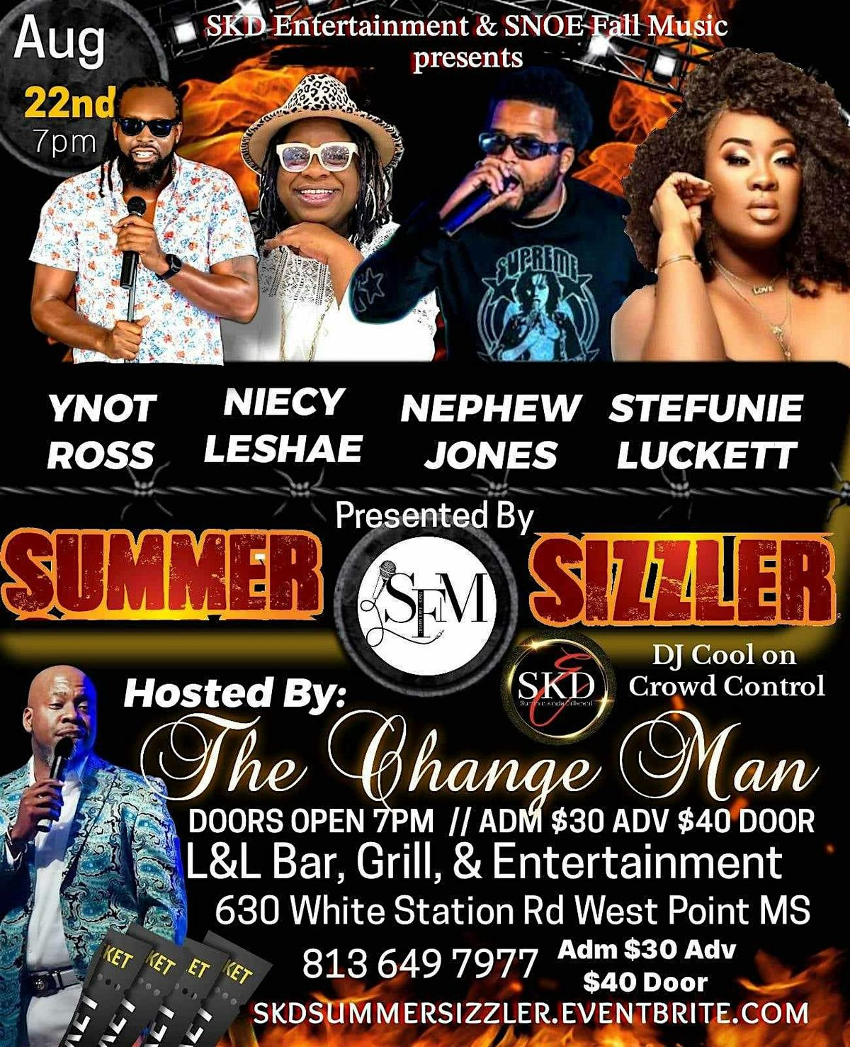 SKD Entertainment & Snoe' Fall Music presents Summer Sizzler 2025, 22 August | Event in West Point | AllEvents
