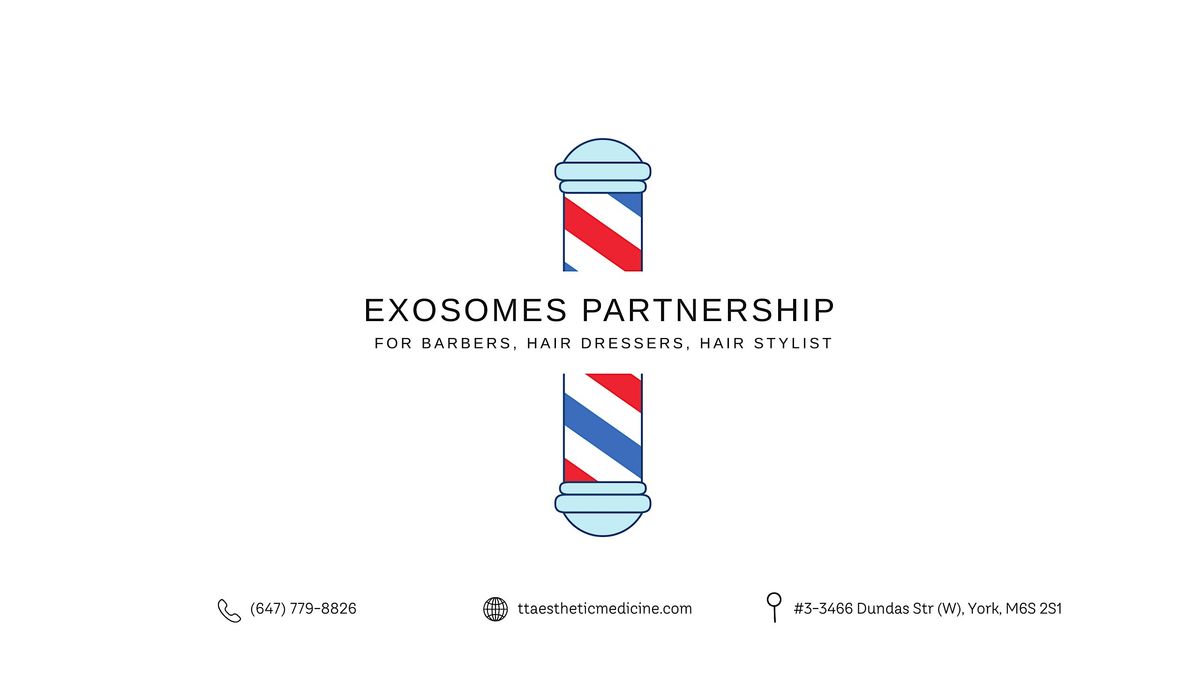 Exosomes Partnership : For Barbers, Hairdressers, Hair Stylists | Event in Toronto | AllEvents