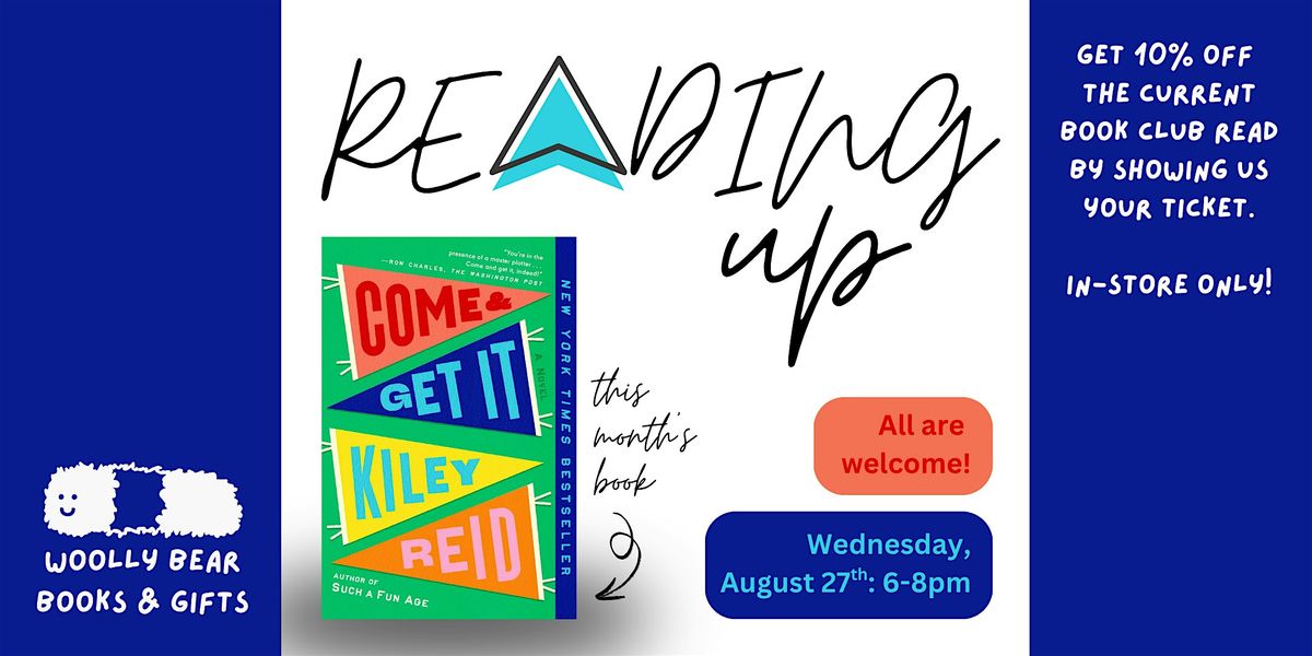 BOOK CLUB: Reading Up, 27 August | Event in Carnegie | AllEvents