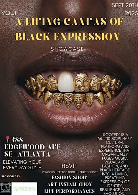 ROOTED: A Living Canvas of Black Expression, 20 September | Event in Atlanta | AllEvents