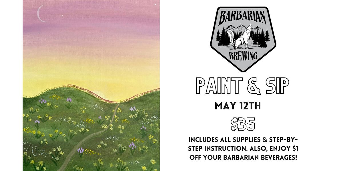 Paint and Sip at Barbarian Brewing in Garden City, ID, 12 May | Event in Boise | AllEvents