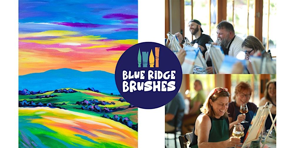Paint + Sip: "Rolling Hills of Color" at Pro Re Nata+ Staunton, 14 August | Event in Staunton | AllEvents