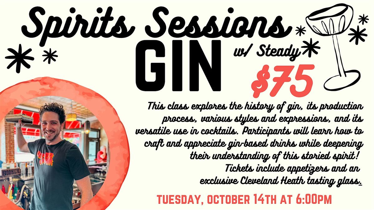 Spirits Session w/ Steady: Gin Edition, 14 October | Event in Edwardsville | AllEvents