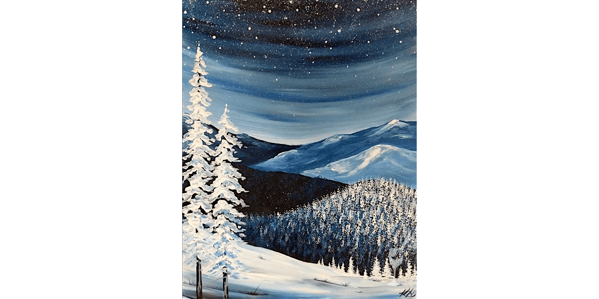 Winter in the Mountains - Paint and Sip in Denver | Classpop!™, 28 December | Event in Denver | AllEvents