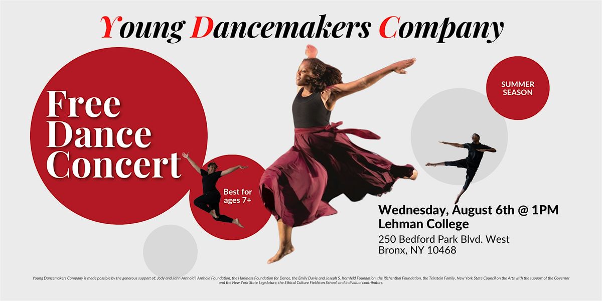 Young Dancemakers Company Performance at Lehman College, 6 August | Event in The Bronx | AllEvents