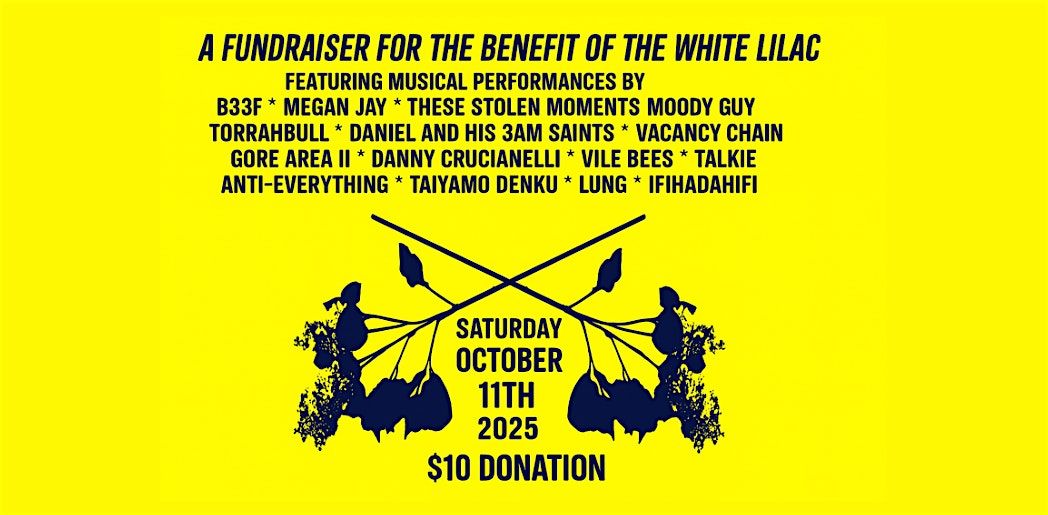 White Lilac Fundraiser at Checkpoint, 11 October | Event in Kenosha | AllEvents