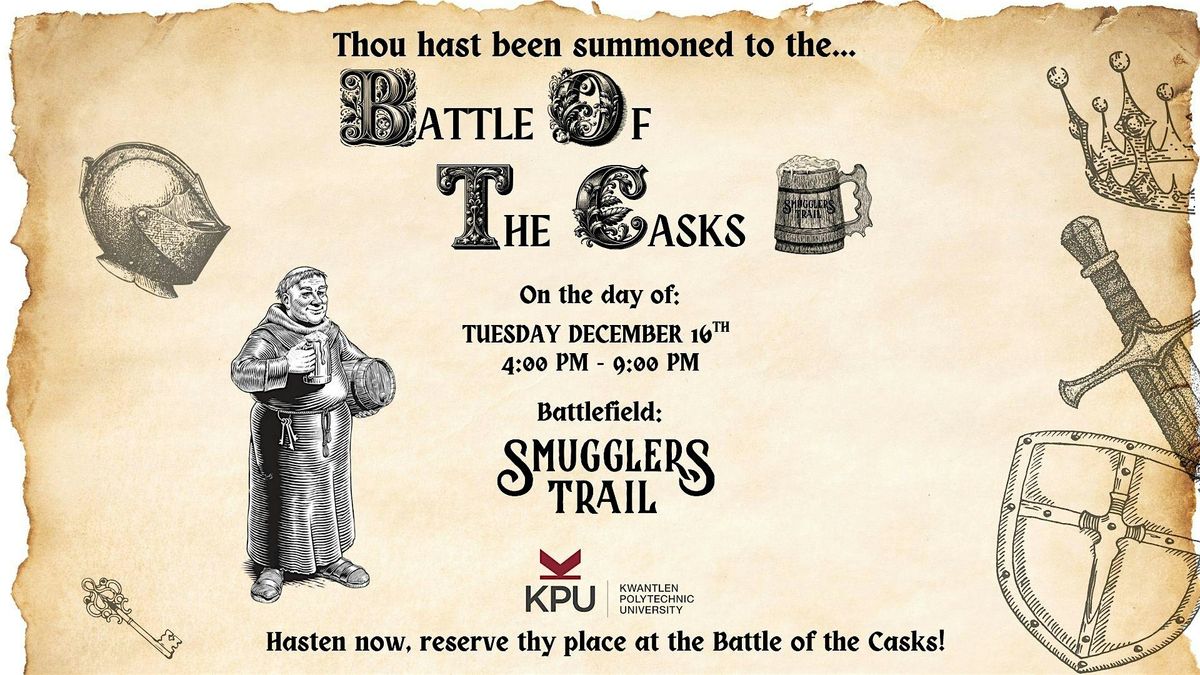 KPU Battle of the Casks 2025, 16 December | Event in Langley Township | AllEvents