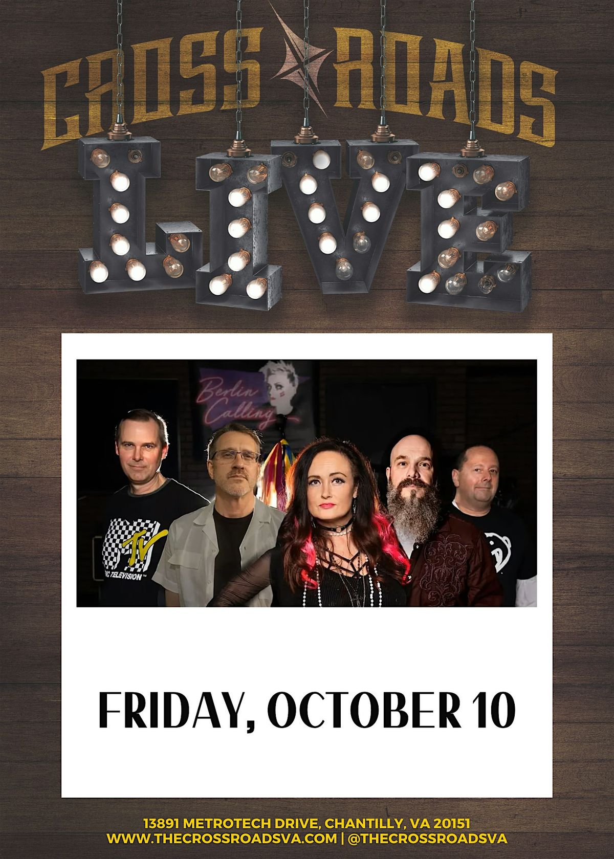 Crossroads Live Presents: Berlin Calling, 10 October | Event in Chantilly | AllEvents