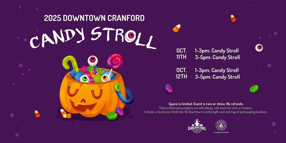 2025 Downtown Cranford Candy Stroll, 11 October | Event in Cranford | AllEvents