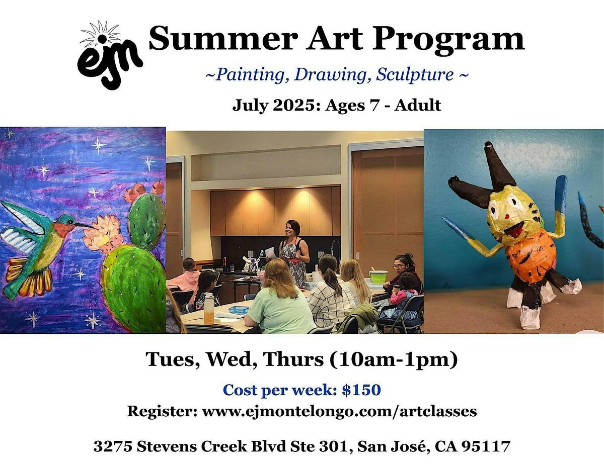 Summer Art Program - San José, CA, 8 July | Event in San Jose | AllEvents