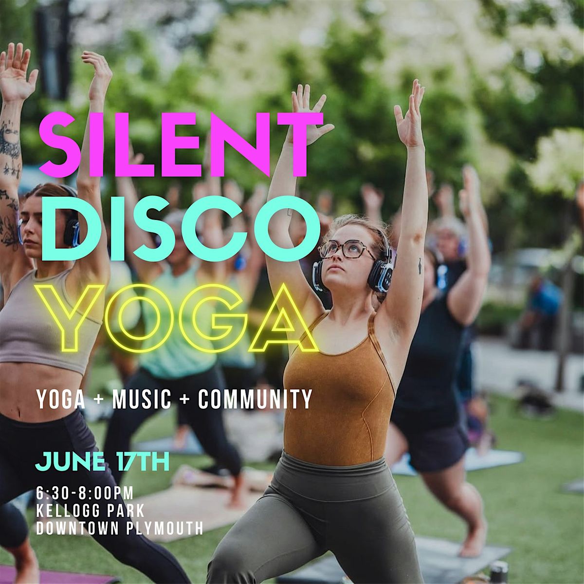 Silent Disco Yoga in the Park, 17 June | Event in Plymouth | AllEvents