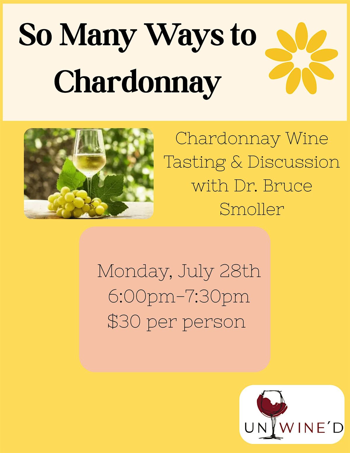 So Many Ways to Chardonnay!, 28 July | Event in Rochester | AllEvents