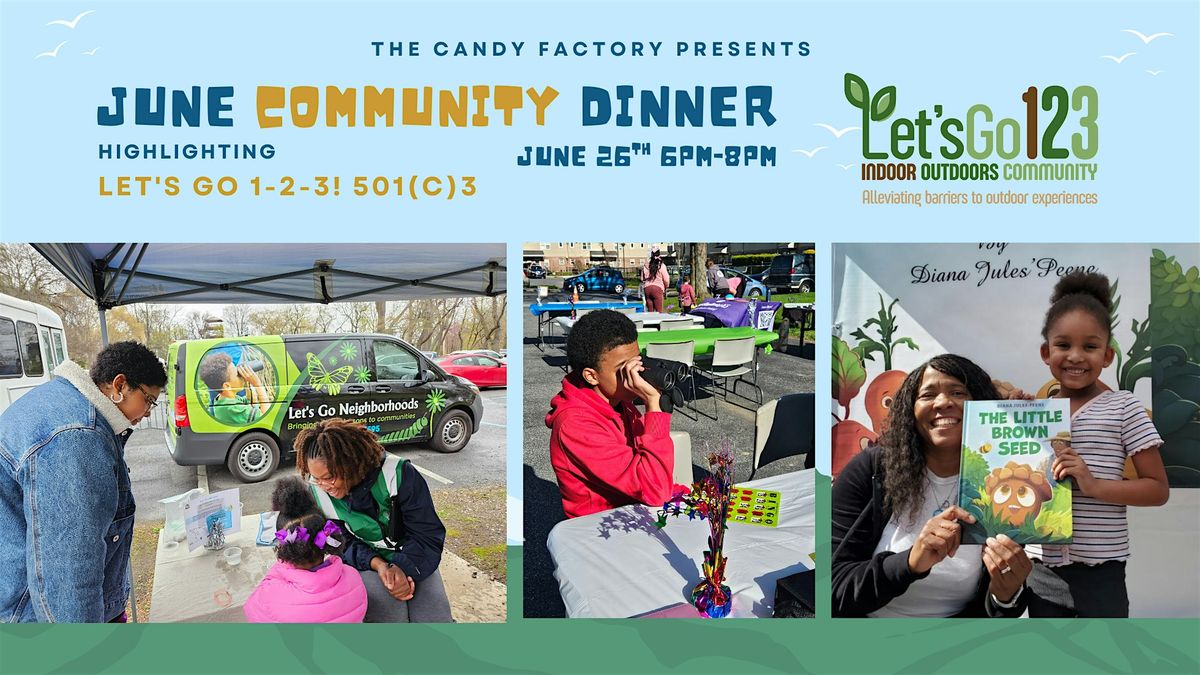TCF June Community Dinner with Let's Go 1-2-3, 26 June | Event in Lancaster | AllEvents