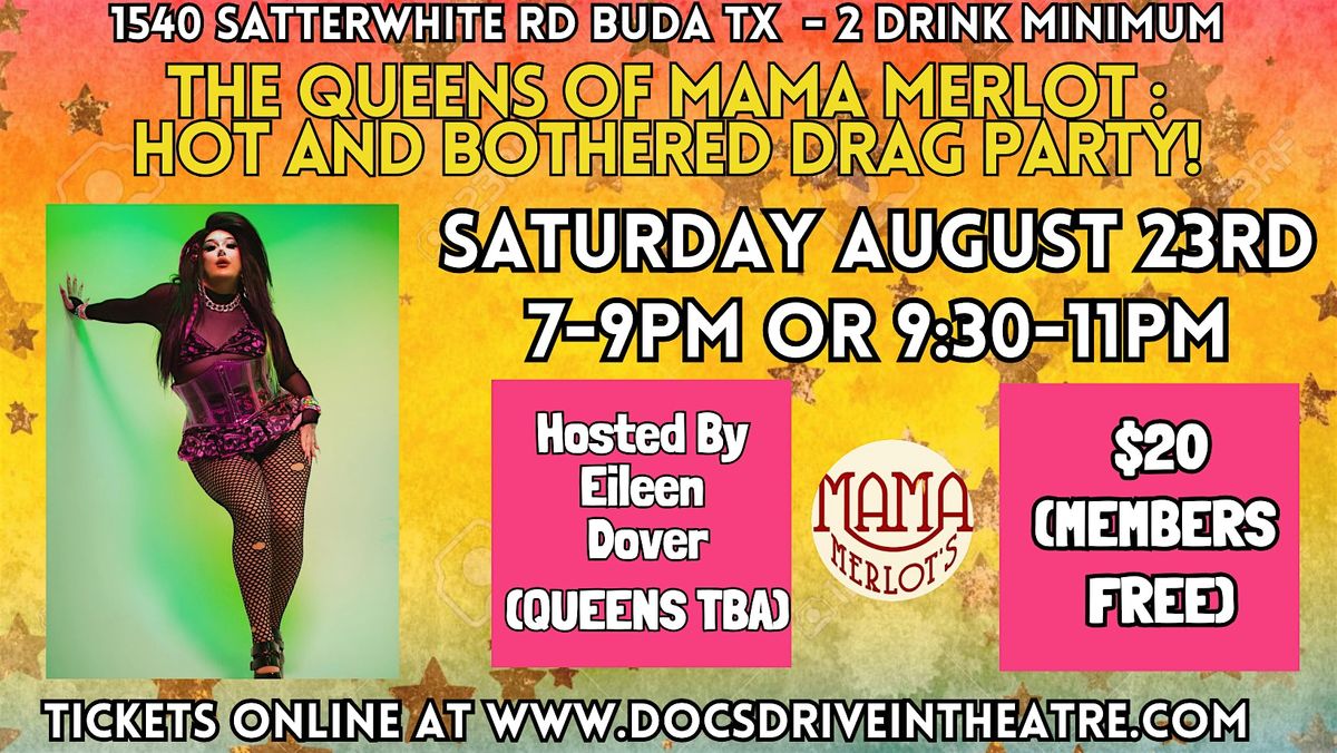 Drag Show: Hot & Bothered at the Speakeasy, 23 August | Event in Buda | AllEvents