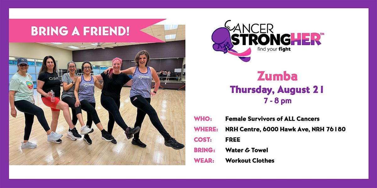 Cancer StrongHER Zumba  –August 21, 2025, 21 August | Event in North Richland Hills | AllEvents