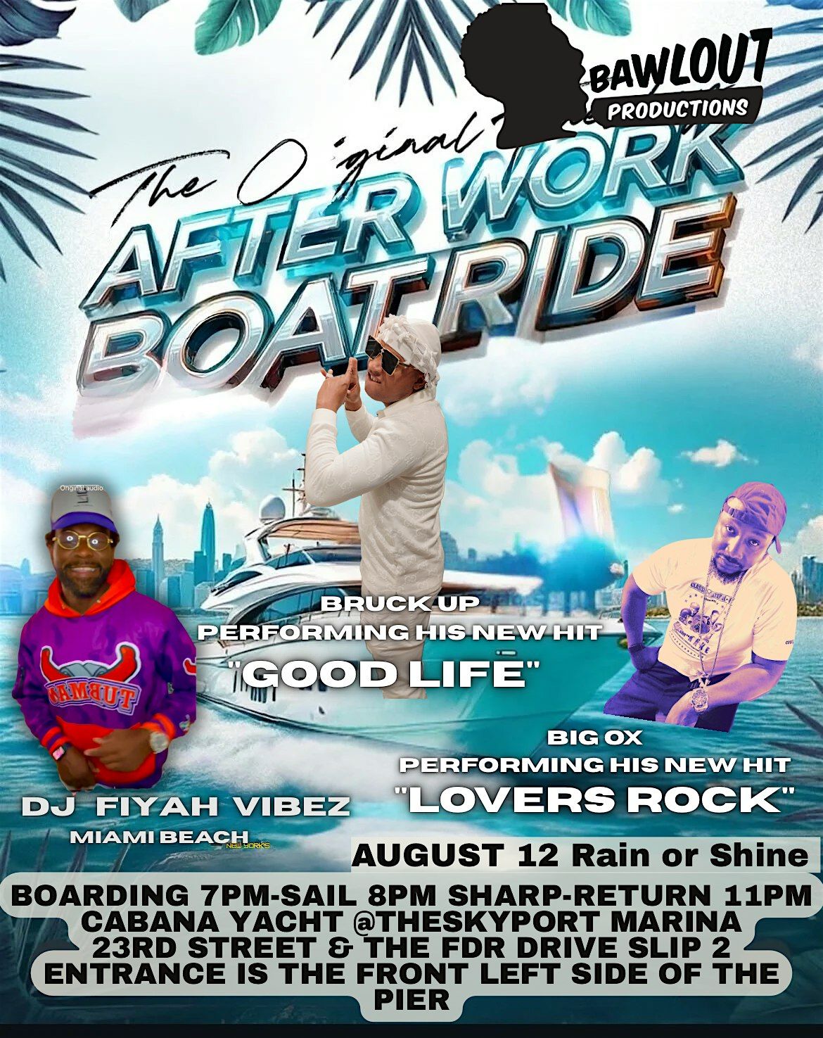 BAWLOUT On The Water, 12 August | Event in New York | AllEvents