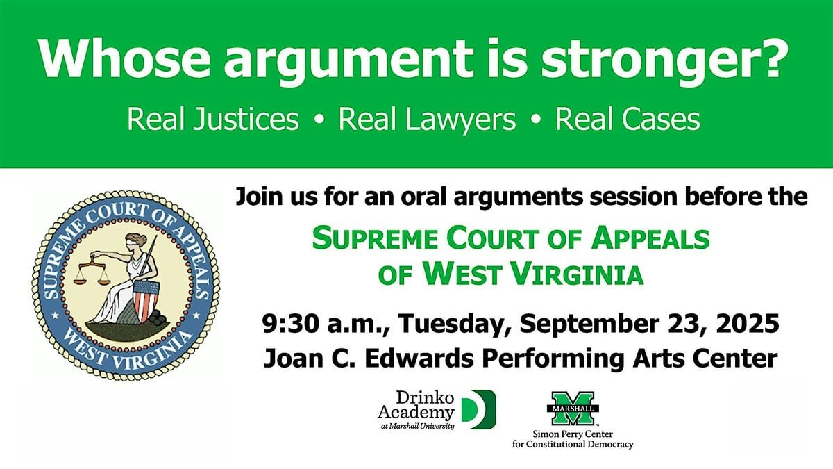 Court on Campus at Marshall University, 23 September | Event in Huntington | AllEvents