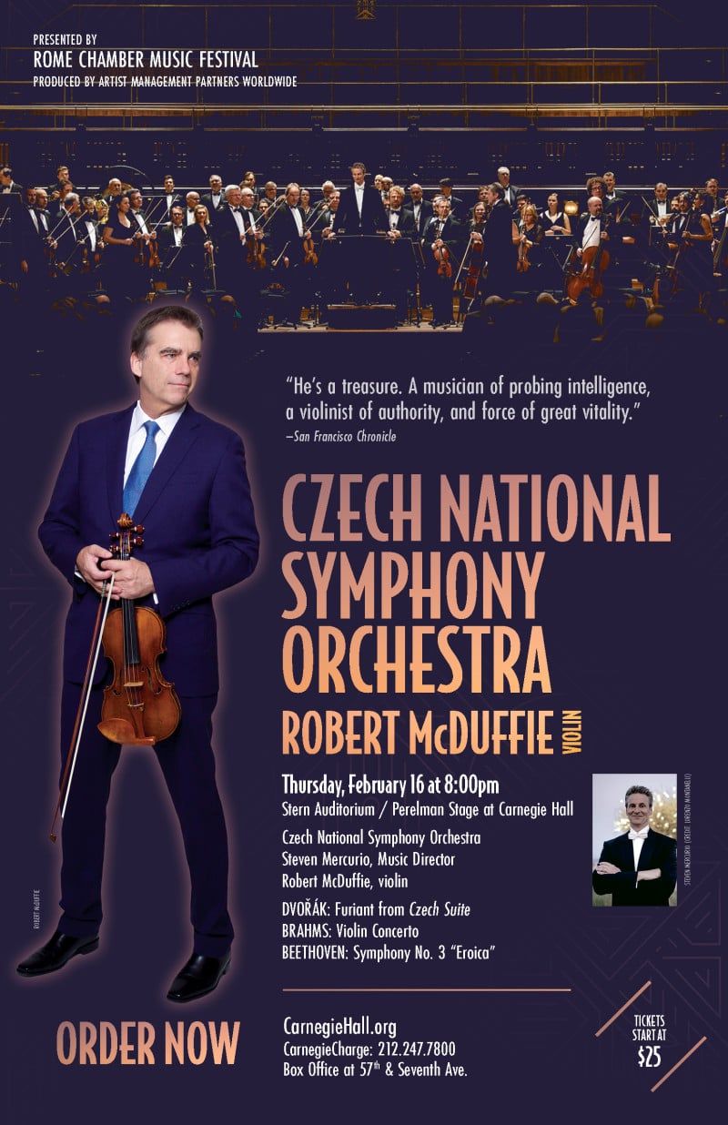 National Symphony Orchestra - Brahms Third at Kennedy Center Concert Hall, 12 March | Event in Washington