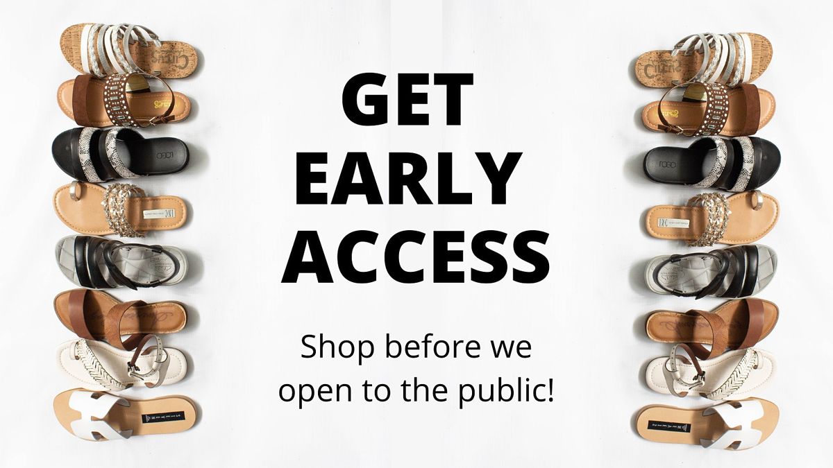 Early Access at the Warehouse Sale PopUp Shoe Store in Glendale, WI