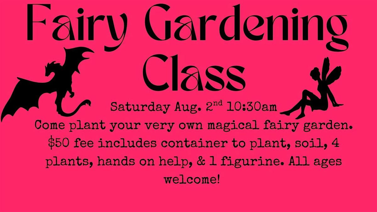 Fairy Garden Class, 2 August | Event in Windsor | AllEvents