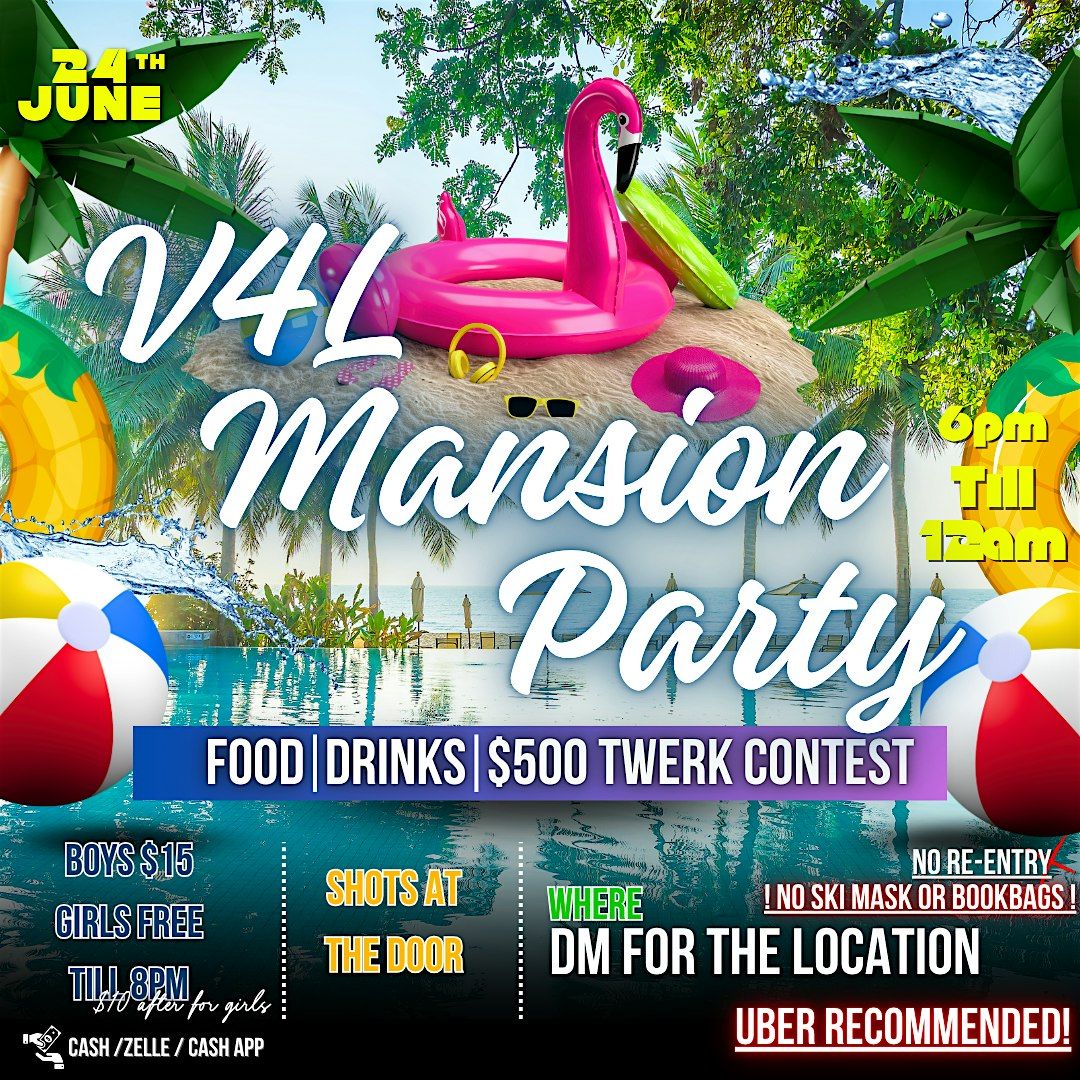 V4L Mansion Pool Party, 24 June | Event in Sunrise | AllEvents