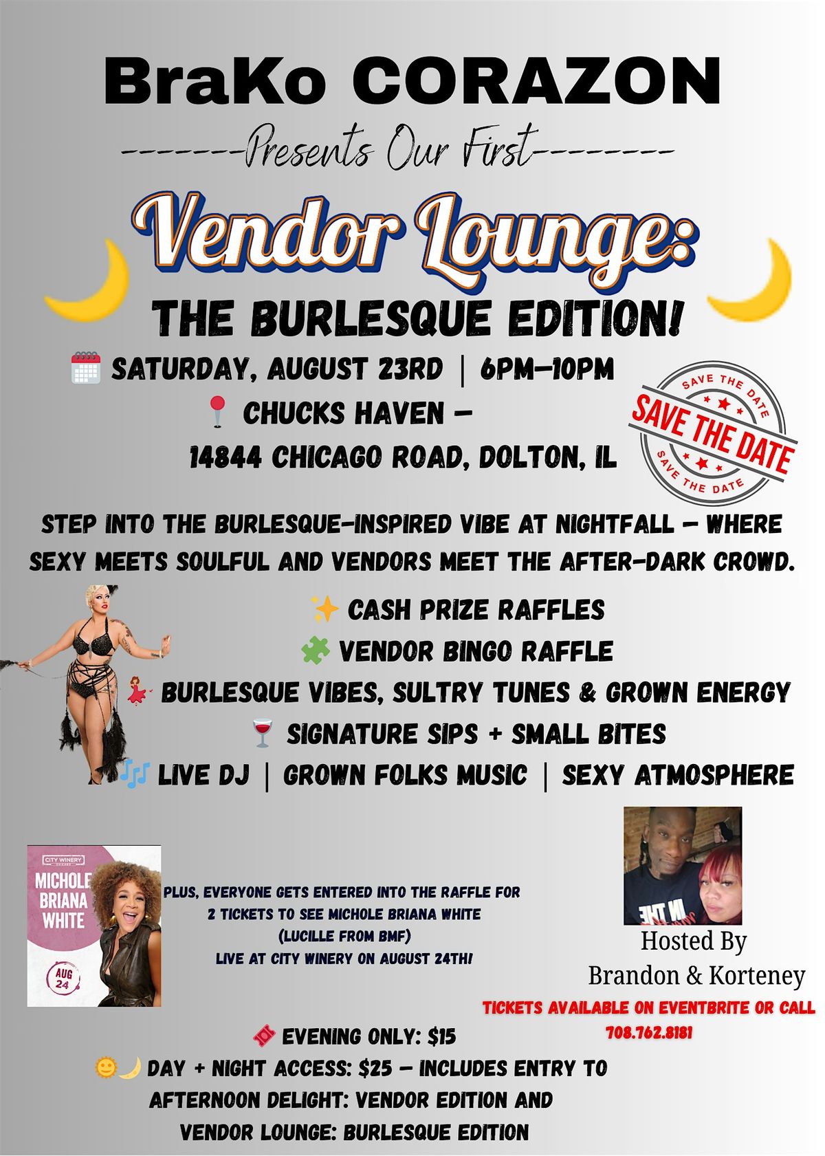 VENDOR LOUNGE: THE BURLESQUE EDITION, 23 August | Event in Dolton | AllEvents