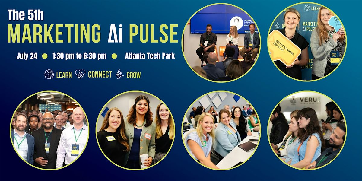 5th Marketing AI Pulse, 24 July | Event in Peachtree Corners | AllEvents