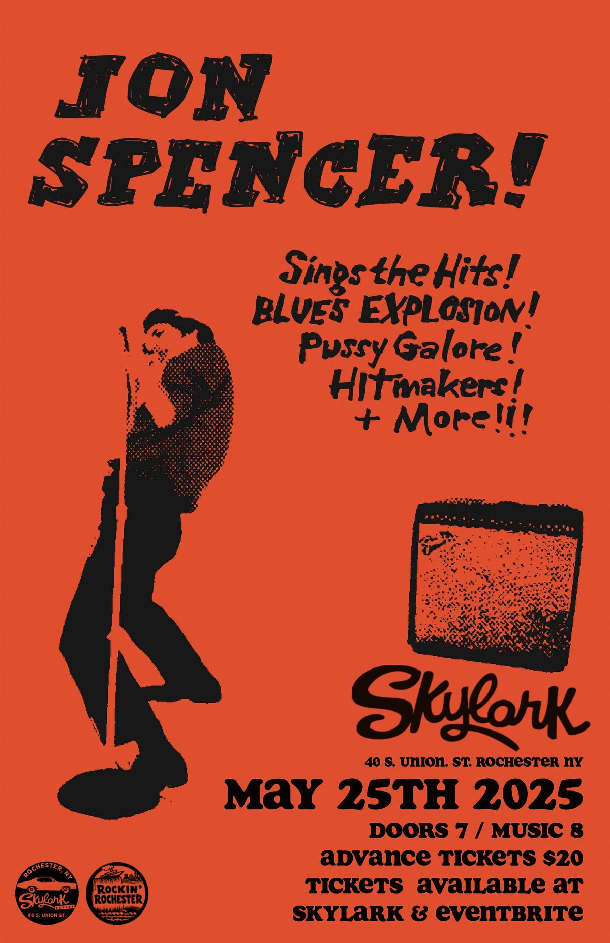Jon Spencer / Skylark Rochester, NY | Event in Rochester | AllEvents