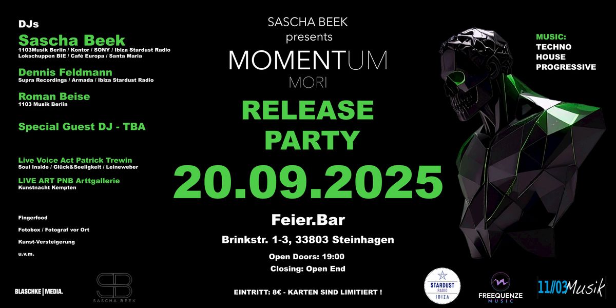 Album Release Sascha Beek  "Momentum Mori", 20 September | Event in Steinhagen | AllEvents