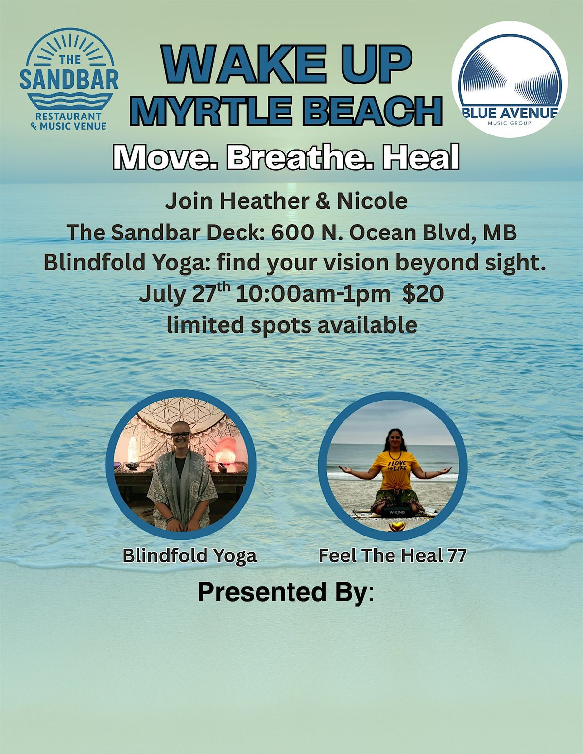 Wake up Myrtle Beach: Blind Fold Yoga & SOMA Breathwork, 27 July | Event in Myrtle Beach | AllEvents