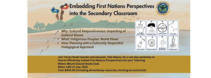 Embedding First Nations Perspectives into the Secondary Classroom, 15 July | Event in Upper Mount Gravatt