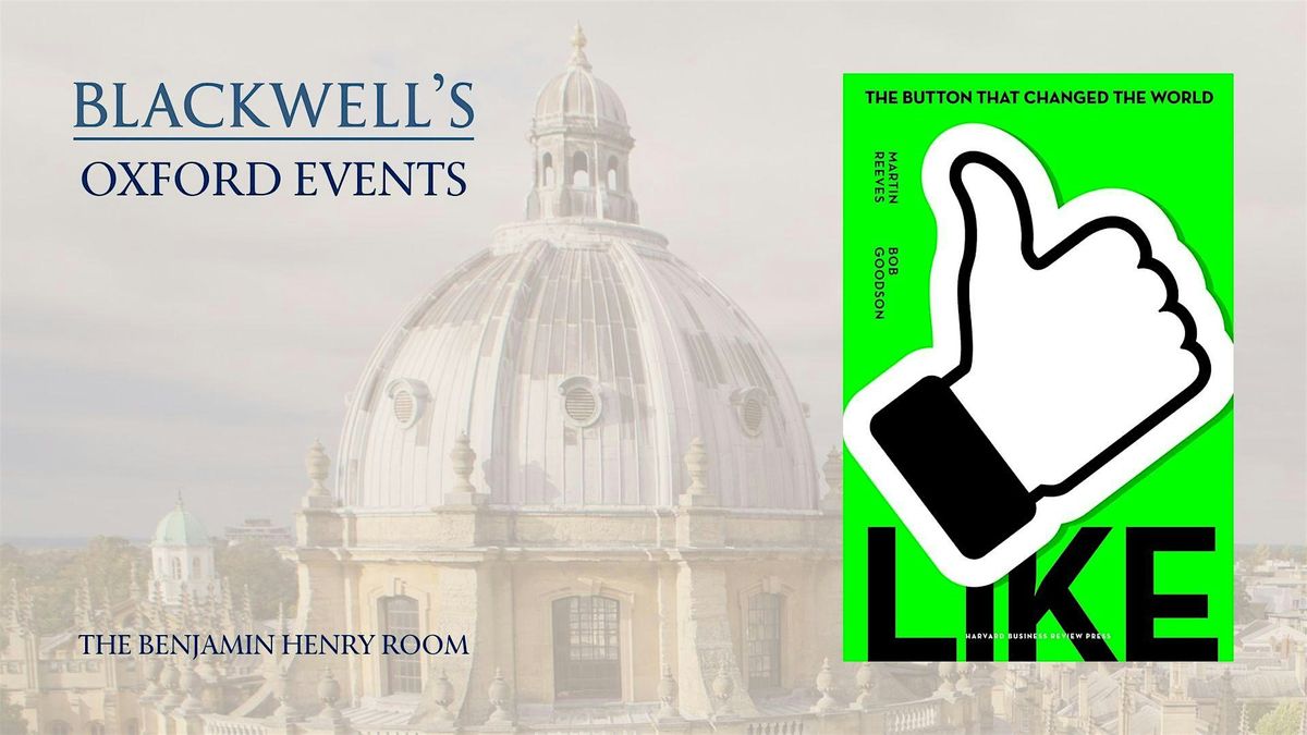 Bob Goodson with Rasha Saïd LIKE, 26 November | Event in Oxford | AllEvents