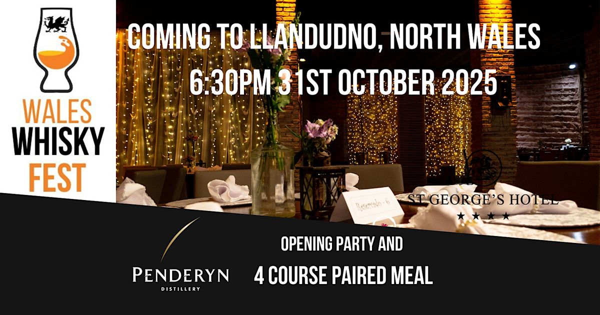 Wales Whisky Fest 2025 - Friday Opening Party, 31 October | Event in Llandudno | AllEvents