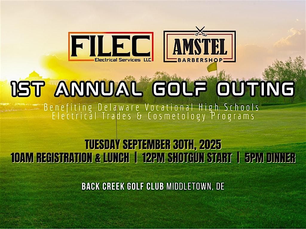 FILEC Electrical Services & Amstel Barbershop's 1st Annual Golf Outing !, 30 September | Event in Middletown